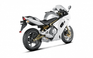 Akrapovic SP Series Slip-on Titanium met E-keur Kawasaki ER 6 N / F 2006-2008